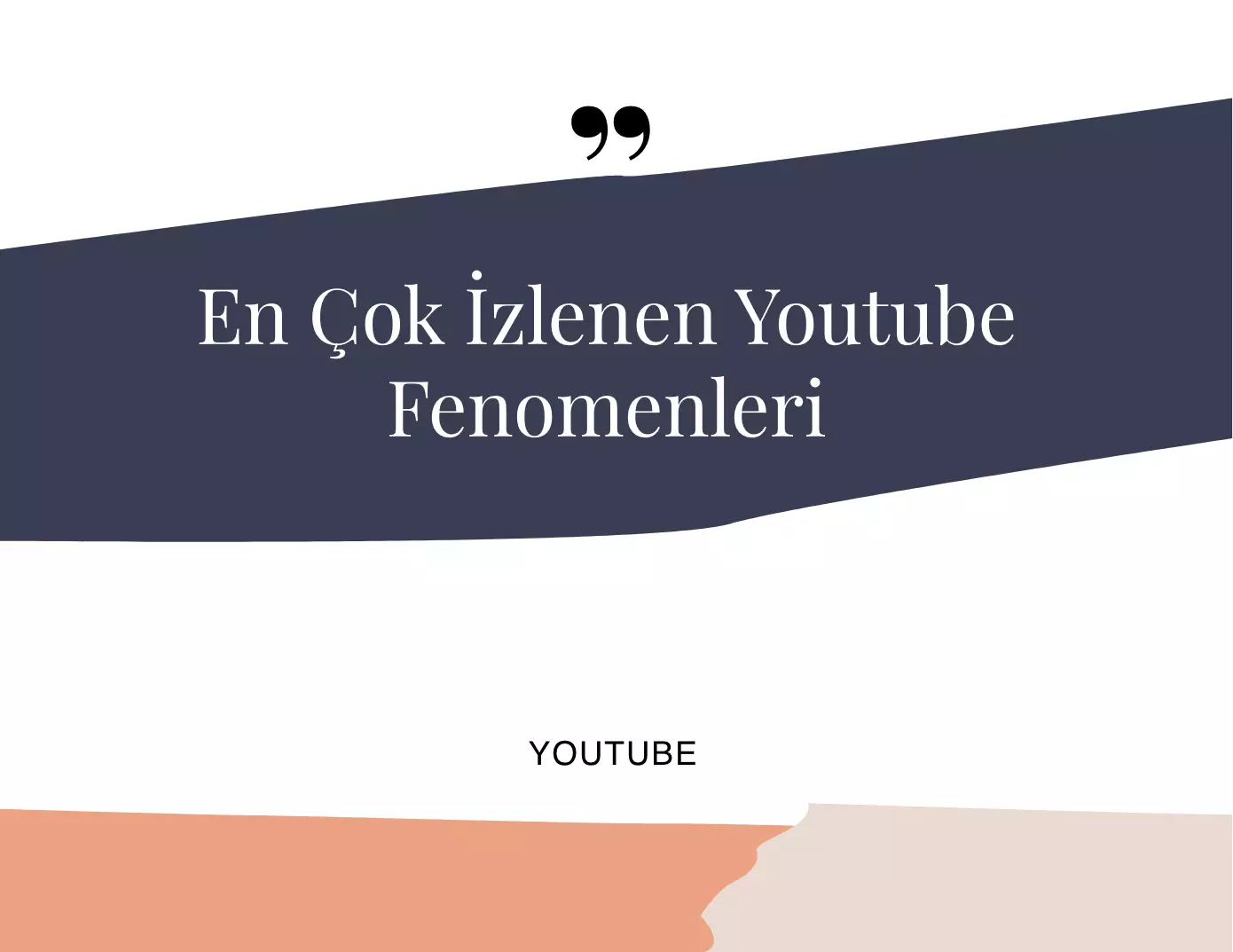 En Çok İzlenen Youtube Fenomenleri