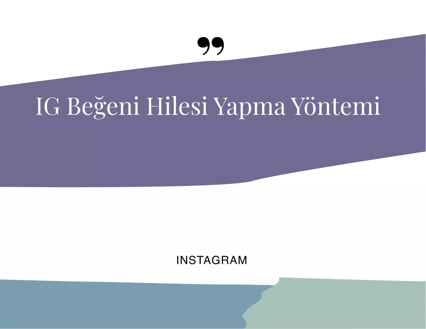 IG Beğeni Hilesi Yapma Yöntemi