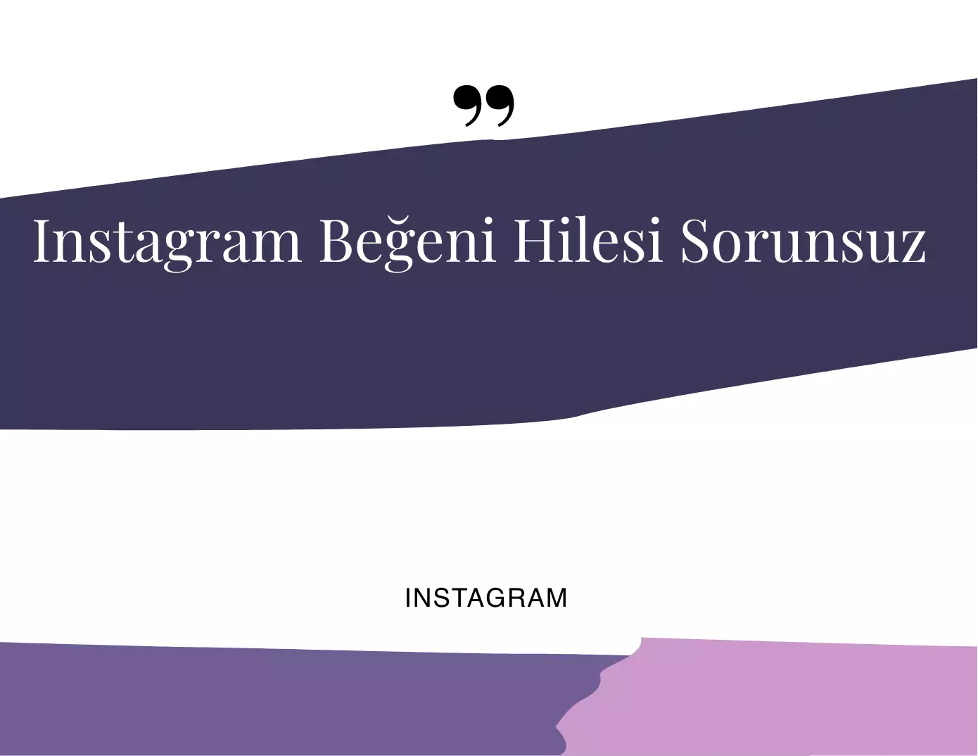 Instagram Beğeni Hilesi Sorunsuz