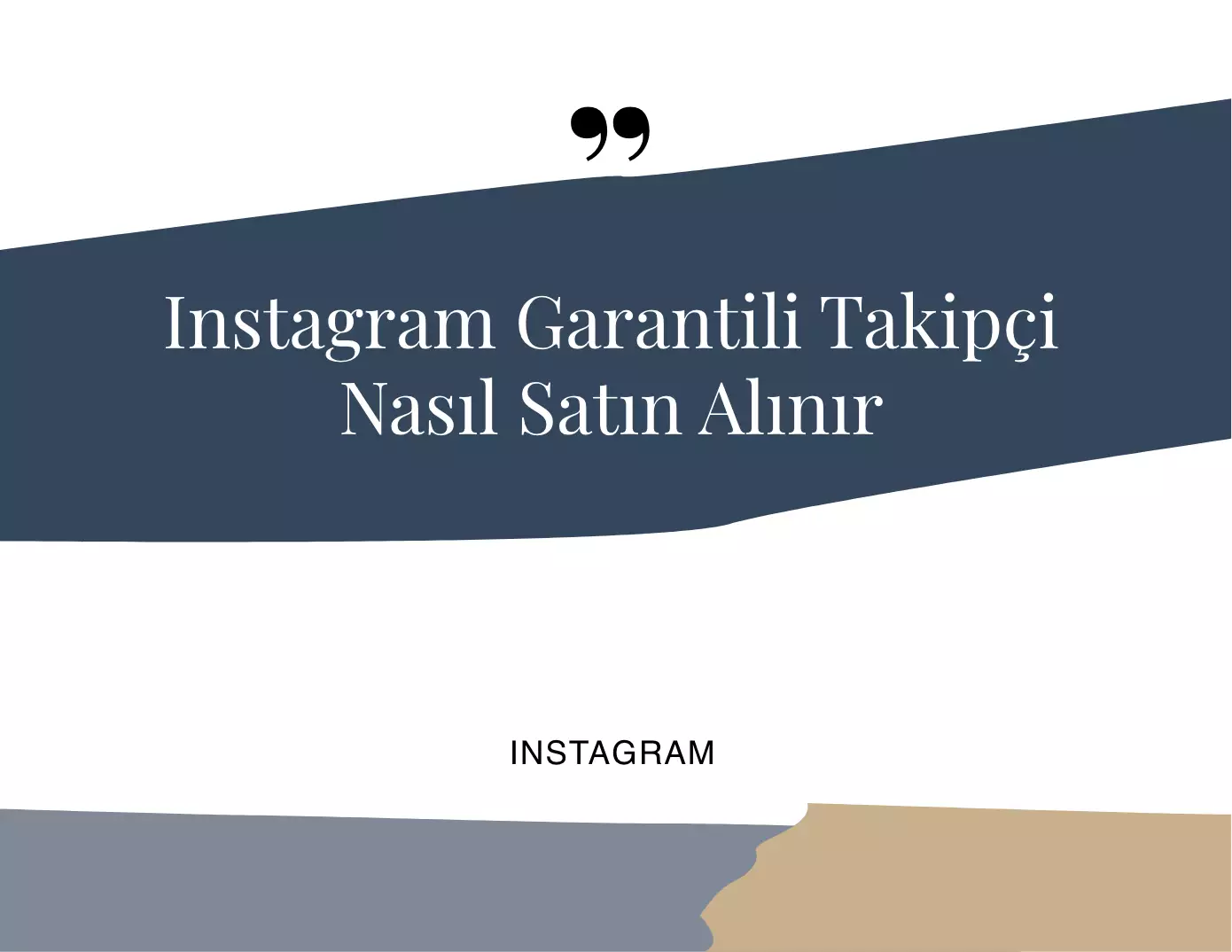 Instagram Garantili Takipçi Nasıl Satın Alınır