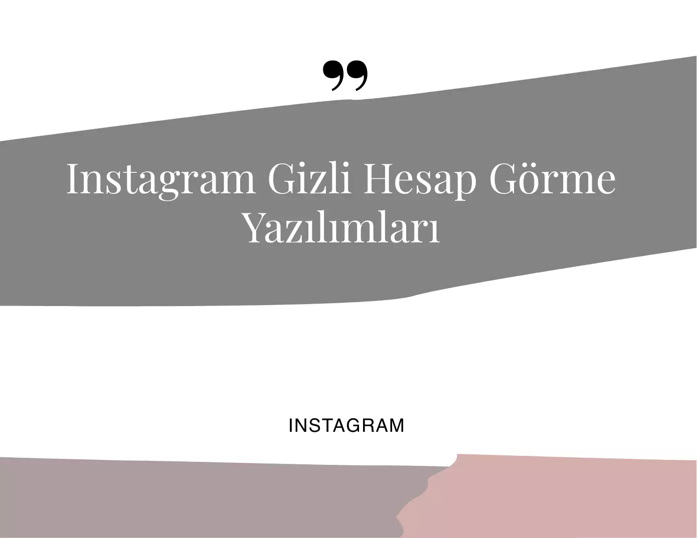 Instagram Gizli Hesap Görme Yazılımları