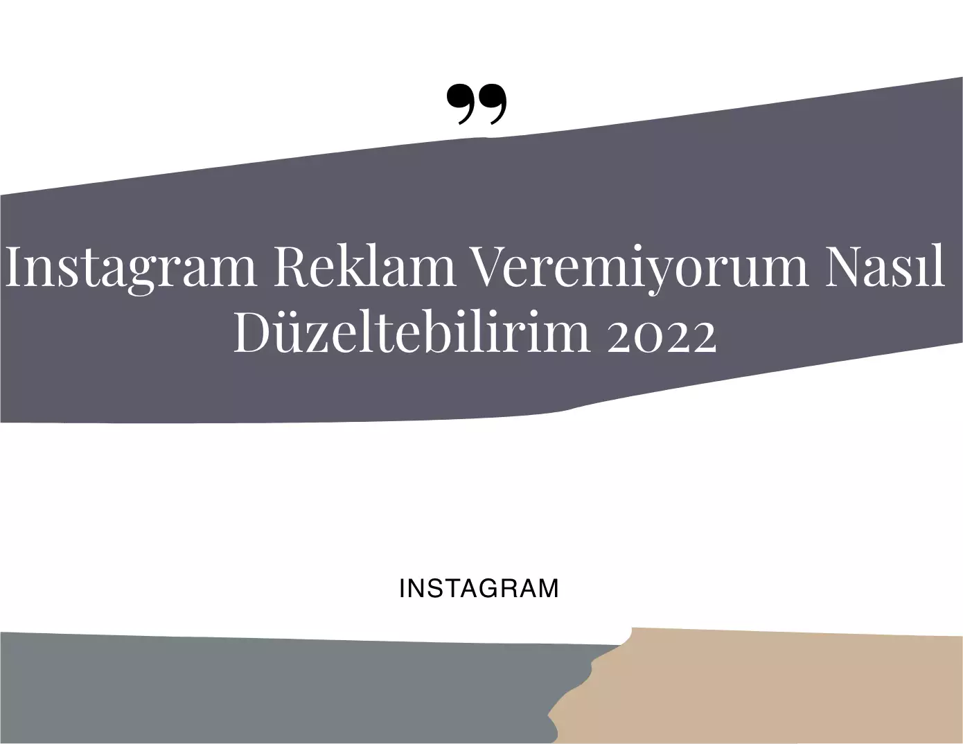 Instagram Reklam Veremiyorum Nasıl Düzeltebilirim