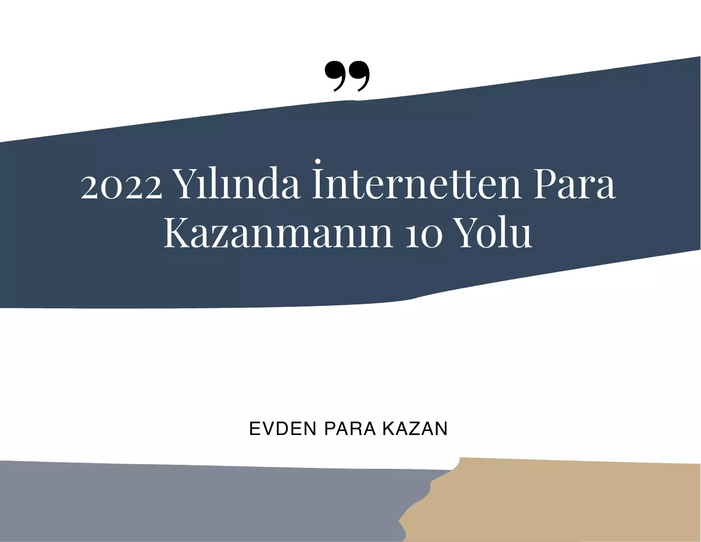 İnternetten Para Kazanmanın 10 Yolu