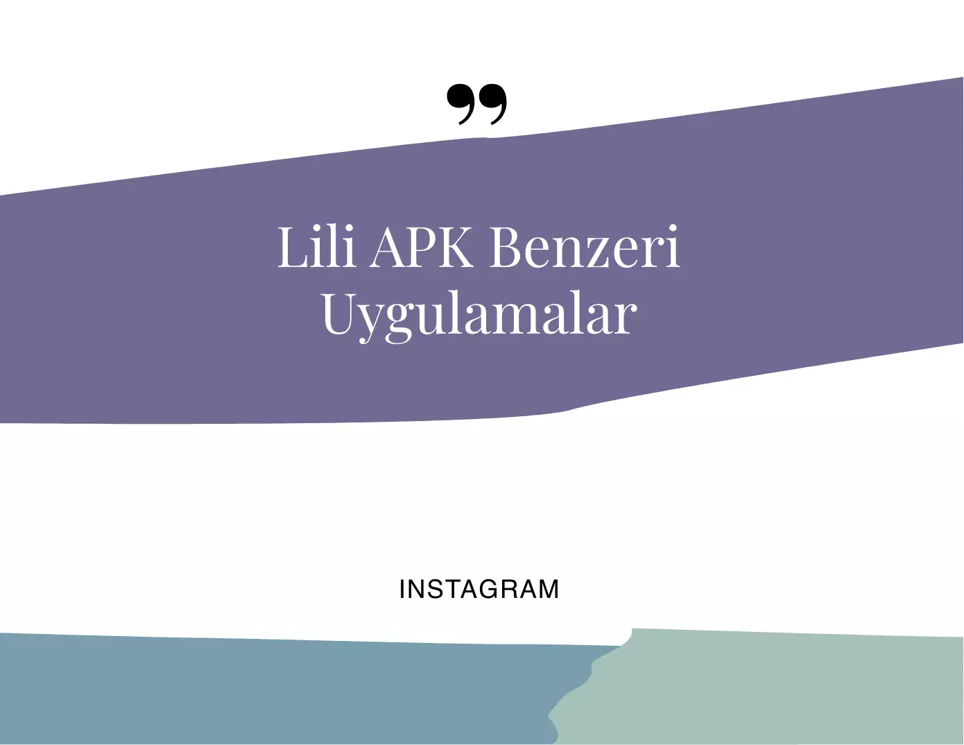 Lili APK Benzeri Uygulamalar