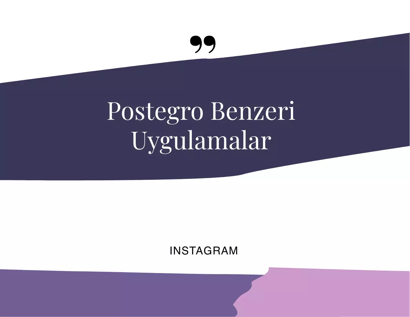 Postegro Benzeri Uygulamalar