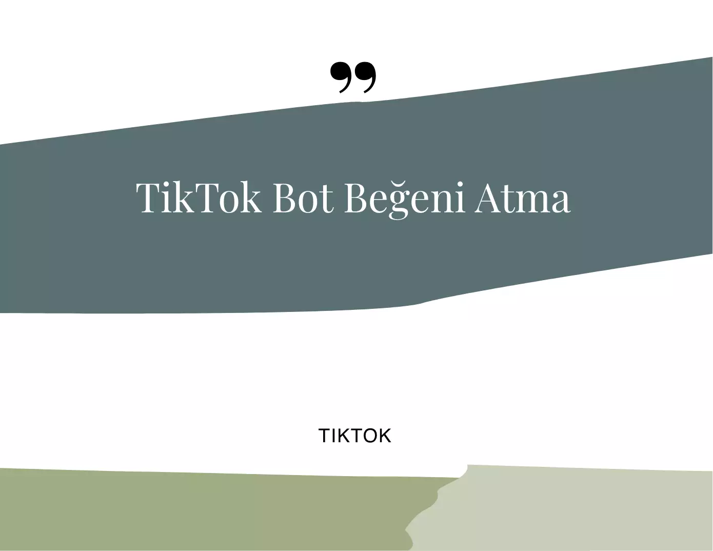 TikTok Bot Beğeni Atma