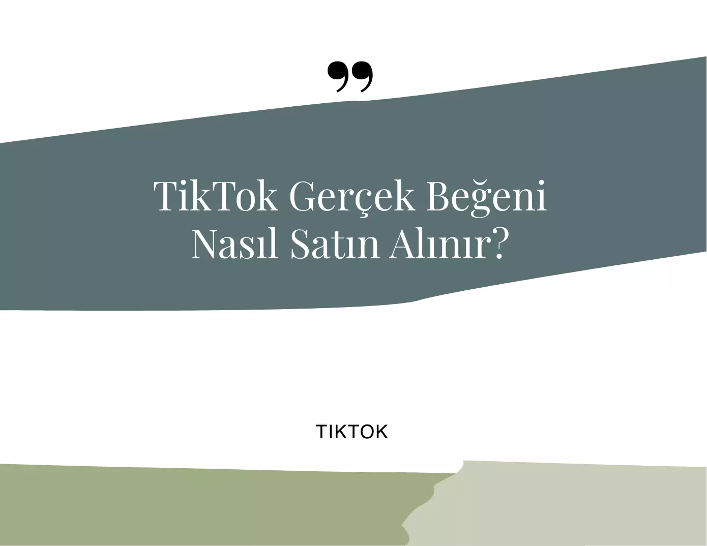 TikTok Gerçek Beğeni Nasıl Satın Alınır?