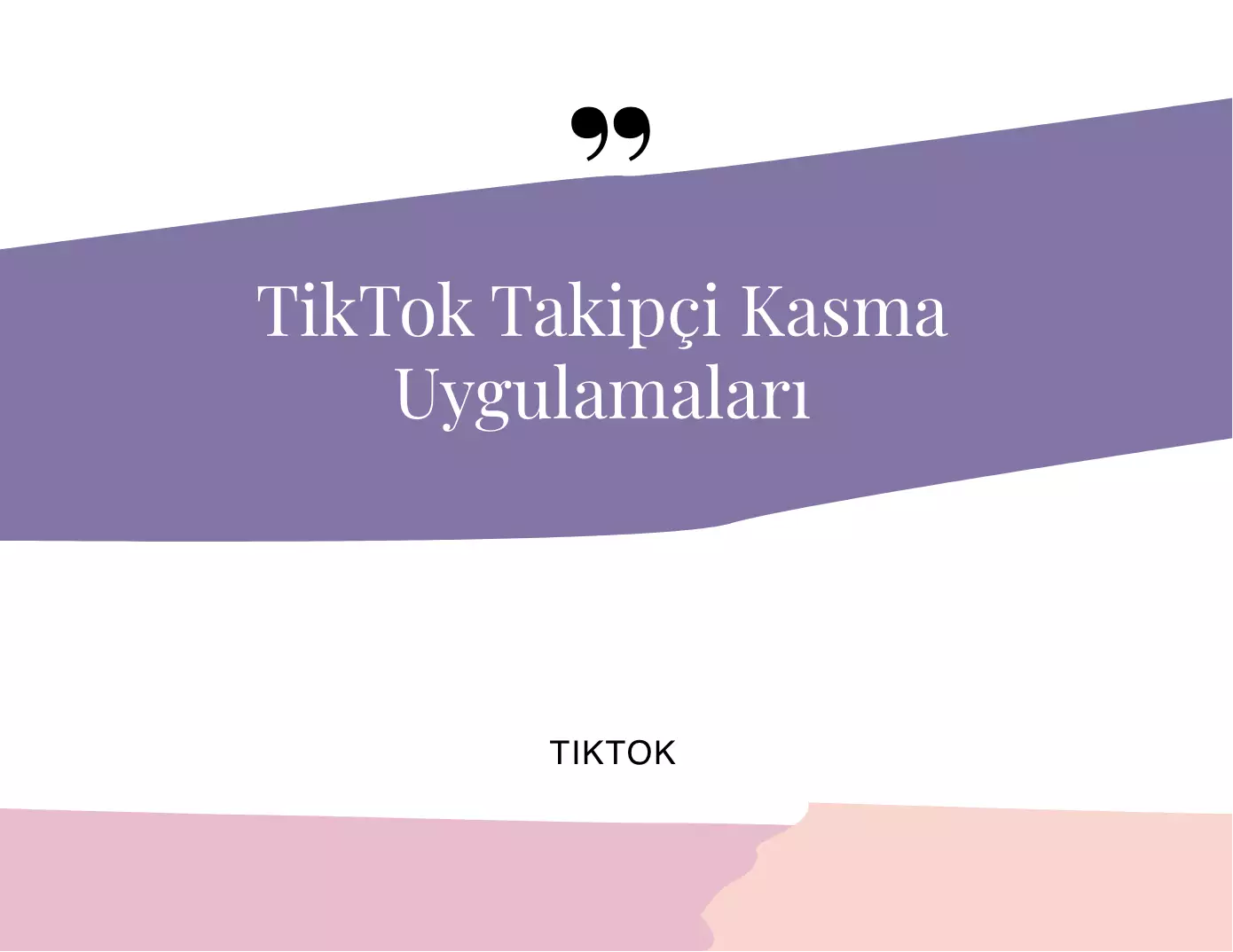 TikTok Takipçi Kasma Uygulamaları