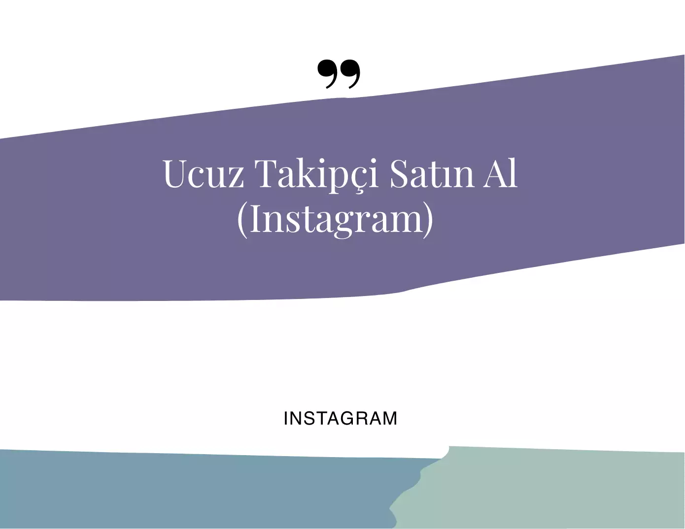 Ucuz Takipçi Satın Al (Instagram) 