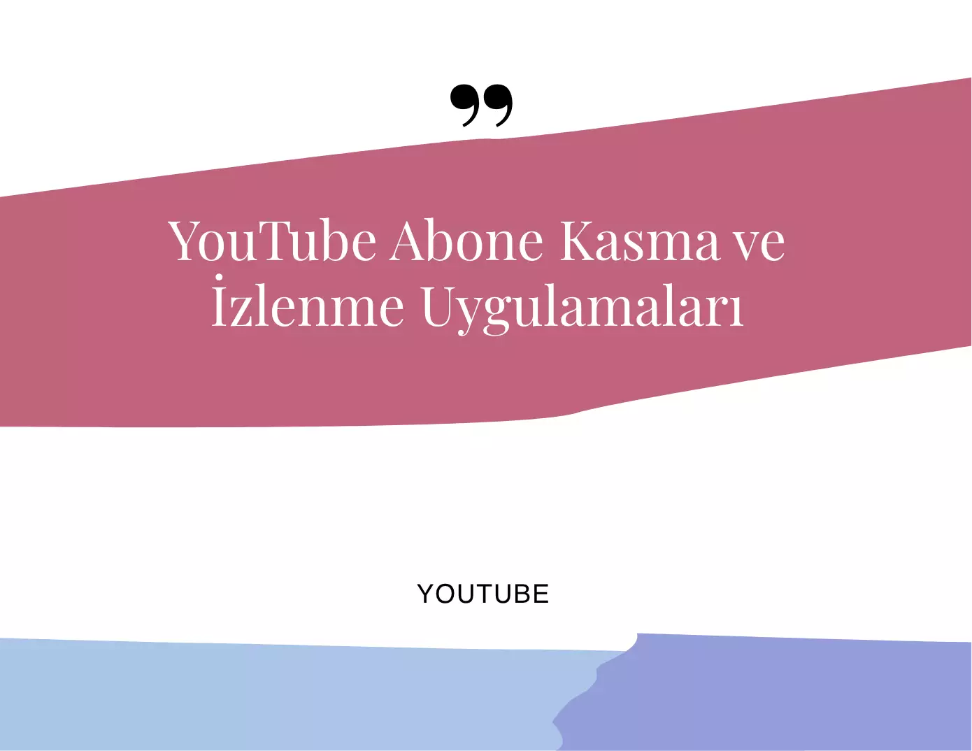 YouTube Abone Kasma ve İzlenme Uygulamaları