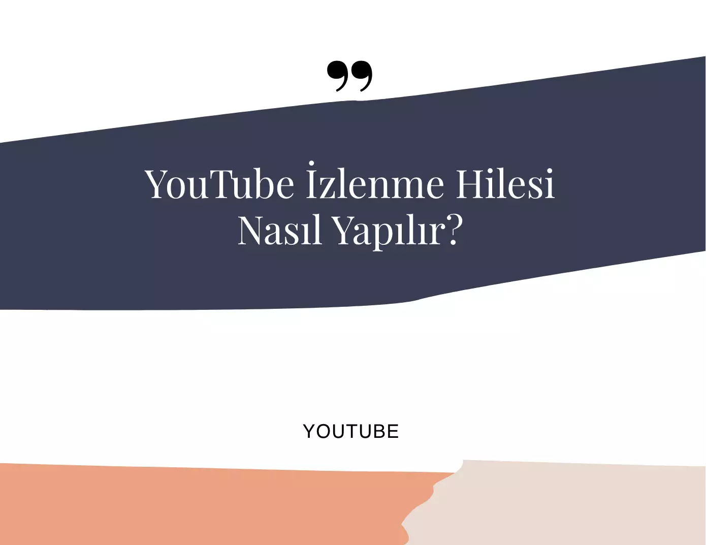 YouTube İzlenme Hilesi Nasıl Yapılır?