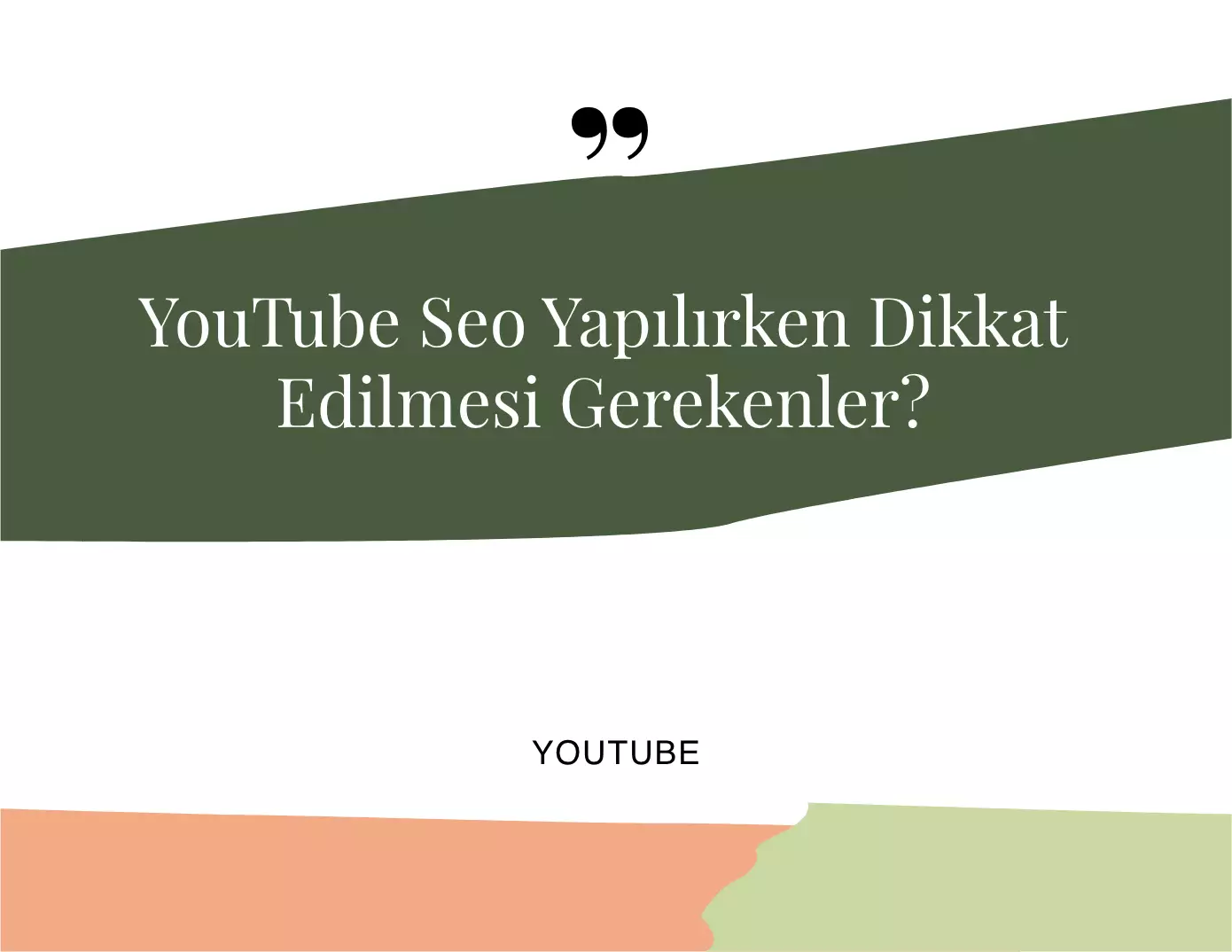 YouTube Seo Yapılırken Dikkat Edilmesi Gerekenler.