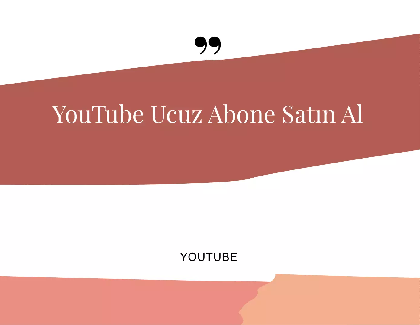 YouTube Ucuz Abone Satın Al